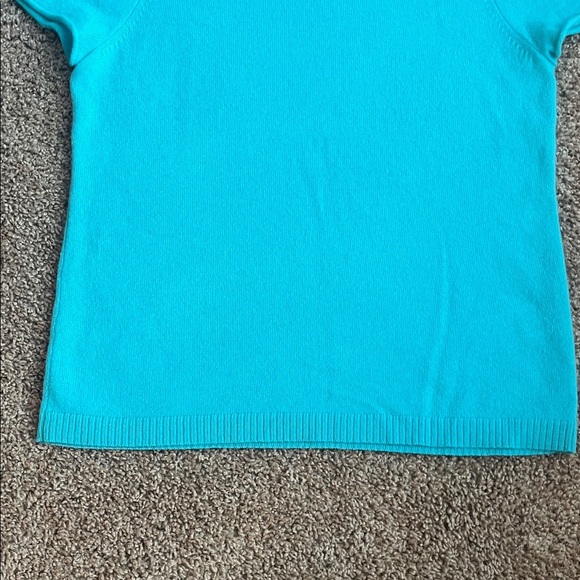J. Crew 100% Cashmere Women's Turquoise Sweater - Picture 6 of 8
